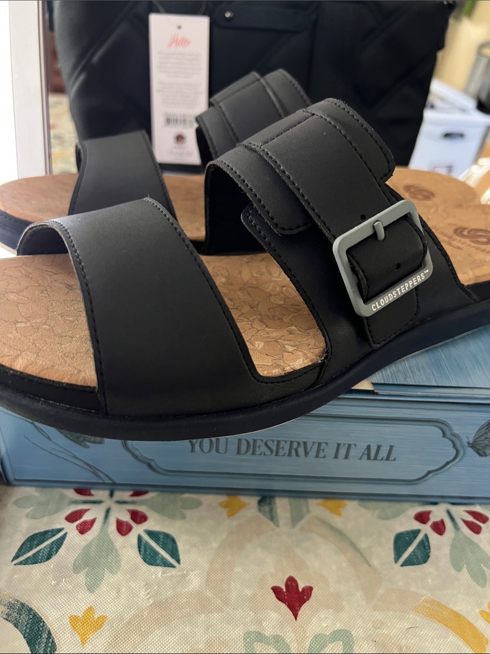 Clarks Cloudsteppers Navy Blue 10 WIDE